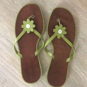 Coach Leather Daisy Sandals